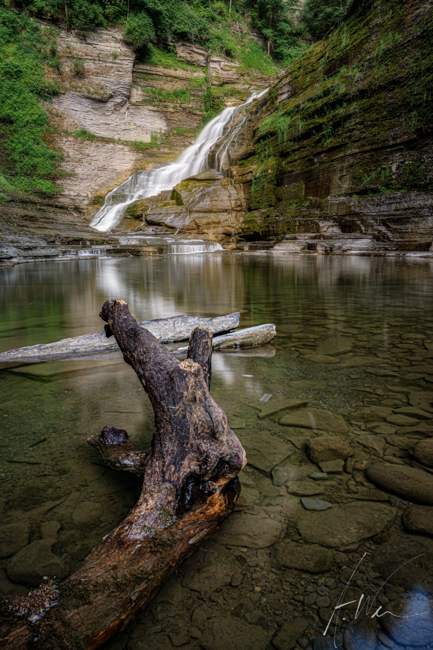 Lucifer Falls Reflection